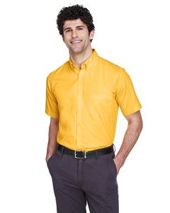 Ash City Core 365 88194 - Optimum Core 365™ Men's Short Sleeve Twill Shirts Campus Gold