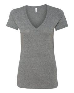 Bella B6035 - Sheer Rib Longer T-shirt for Women Deep Heather