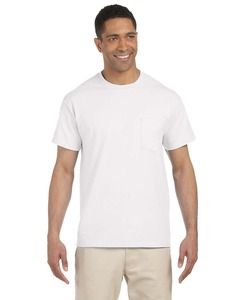 Gildan G230 - Ultra Cotton® 6 oz. Pocket T-Shirt (2300) White