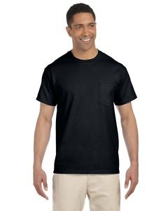 Gildan G230 - Ultra Cotton® 6 oz. Pocket T-Shirt (2300) Black