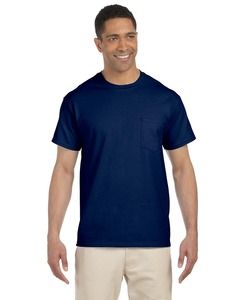 Gildan G230 - Ultra Cotton® 6 oz. Pocket T-Shirt (2300) Navy