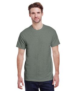 Gildan G500 - T-shirt Heavy CottonMD, 5.3 oz de MD (5000) Heather Military Green