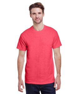 Gildan G500 - T-shirt Heavy CottonMD, 5.3 oz de MD (5000) Heather Red