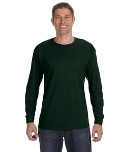 Gildan G540 - T-shirt Heavy CottonMD, 8,8 oz de MD à manches longues Vert Foncé