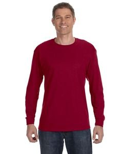 Gildan G540 - T-shirt Heavy CottonMD, 8,8 oz de MD à manches longues Rouge Cardinal