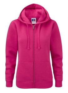 Russell Europe R-266F-0 - Ladies` Authentic Zipped Hood Fuchsia