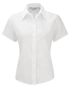 Russell Europe R-957F-0 - Ladies Ultimate Non-iron Shirt White