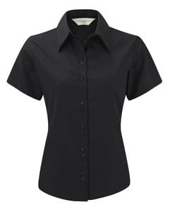 Russell Europe R-957F-0 - Ladies Ultimate Non-iron Shirt Black