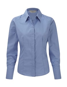 Russell Collection R-924F-0 - Popelin Bluse LA Corporate Blue