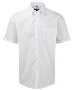 Russell Collection R-957M-0 - Absolut bügelfreies Hemd Weiß