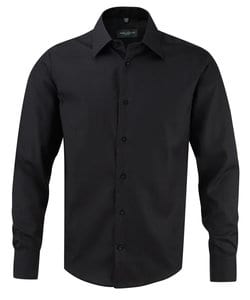 Russell Europe R-958M-0 - Tailored Ultimate Non-iron Shirt LS Black