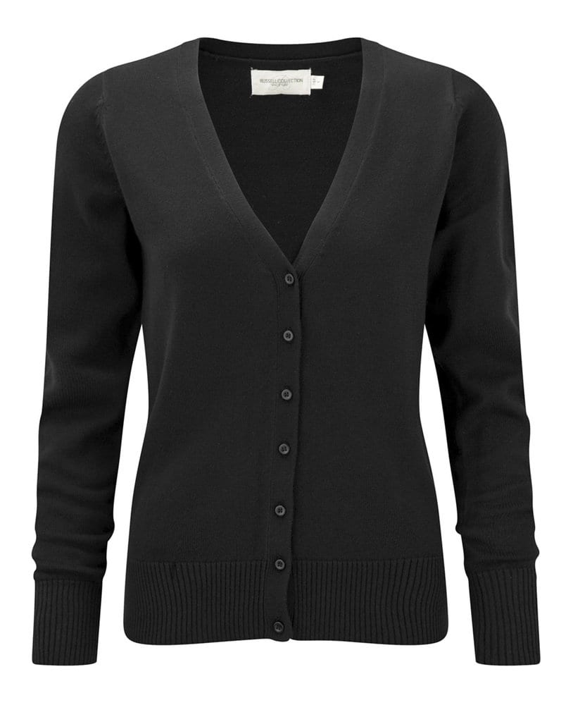 Russell Europe R-715F-0 - Ladies` V-Neck Knitted Cardigan
