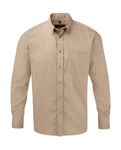Russell Europe R-916M-0 - Long Sleeve Classic Twill Shirt Khaki