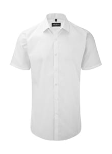 Russell Europe R-961M-0 - Men`s Ultimate Stretch Shirt White
