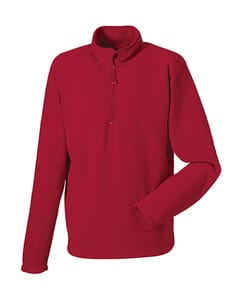 Russell Europe R-881M-0 - 1/4 Zip Microfleece Classic Red