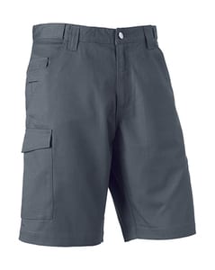 Russell R-002M-0 - Twill Workwear Shorts Convoy Grey