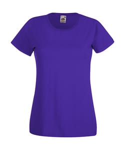 Fruit of the Loom 61-372-0 - Damen Valueweight T-Shirt Purple