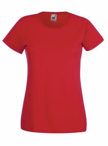 Fruit of the Loom 61-372-0 - Damen Valueweight T-Shirt Rot
