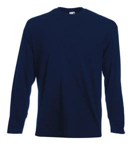 Fruit of the Loom 61-038-0 - Value Weight LS T Deep Navy