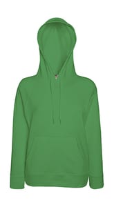 Fruit of the Loom 62-148-0 - Lady-Fit Lightweight Hooded Sweat Kelly Green