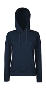 Fruit of the Loom 62-038-0 - Lady Fit Hooded Sweat Deep Navy