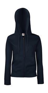 Fruit of the Loom 62-118-0 - Lady-Fit Hooded Sweat Jacket Deep Navy