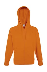 Fruit of the Loom 62-144-0 - Lightweight Hooded Sweat Jacket Orange