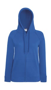 Fruit of the Loom 62-150-0 - Lady-Fit Lightweight Hooded Sweat Jacket Royal blue