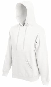 Fruit of the Loom 62-208-0 - Hooded Sweat White