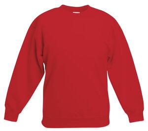 Fruit of the Loom 62-041-0 - Kids Set-In Sweat Red