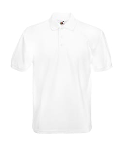 Fruit of the Loom 63-204-0 - Heavyweight 65:35 Polo White
