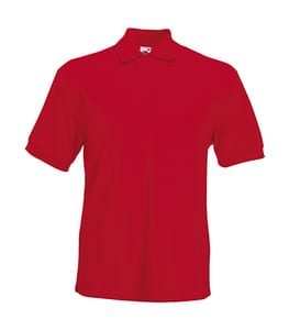 Fruit of the Loom 63-204-0 - Heavyweight 65:35 Polo Red