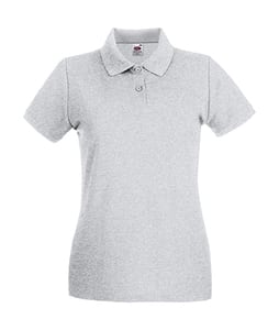 Fruit of the Loom 63-030-0 - Lady-Fit Premium Polo Heather Grey