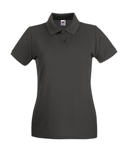 Fruit of the Loom 63-030-0 - Lady-Fit Premium Polo Light Graphite