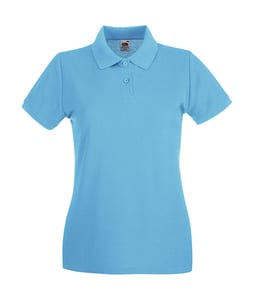 Fruit of the Loom 63-030-0 - Lady-Fit Premium Polo Azure Blue
