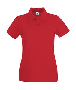 Fruit of the Loom 63-030-0 - Lady-Fit Premium Polo Rot