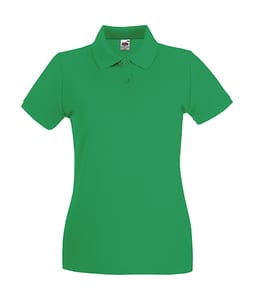 Fruit of the Loom 63-030-0 - Lady-Fit Premium Polo Kelly Green