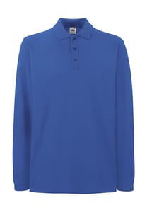 Fruit of the Loom 63-310-0 - Premium Long Sleeve Polo Royal blue