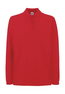 Fruit of the Loom 63-310-0 - Premium Long Sleeve Polo Red