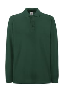 Fruit of the Loom 63-310-0 - Premium Long Sleeve Poloshirt Forest Green