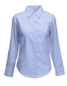 Fruit of the Loom 65-002-0 - Oxford Blouse LS Oxford Blue