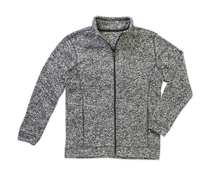 Stedman ST5850 - Active Knit Fleece Jacket Men Dark Grey Melange