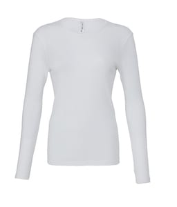 Bella 5001: - Long Sleeve T-Shirt White