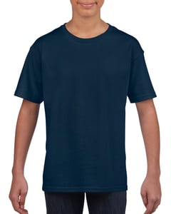 Gildan 64000B - Kids` Ring Spun T-Shirt Navy