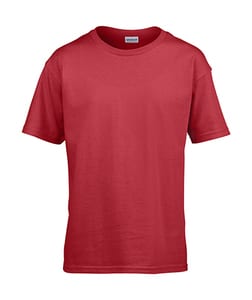 Gildan 64000B - Kids` Ring Spun T-Shirt Rot