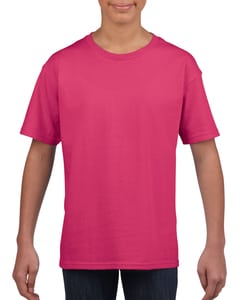 Gildan 64000B - Kids` Ring Spun T-Shirt Heliconia