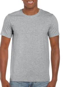 Gildan 64000 - T-Shirt Homem 64000 Softstyle Sport Grey
