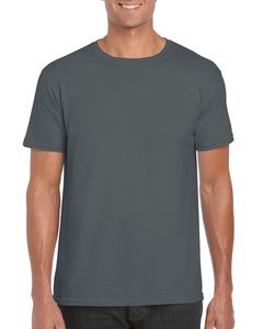 Gildan 64000 - T-Shirt Homem 64000 Softstyle Carvão vegetal