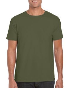 Gildan 64000 - T-Shirt Homem 64000 Softstyle Military Green