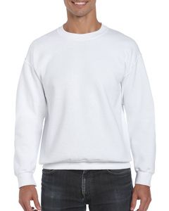 Gildan 12000 - Sweatshirt 12000 DryBlend Gola Redonda Branco